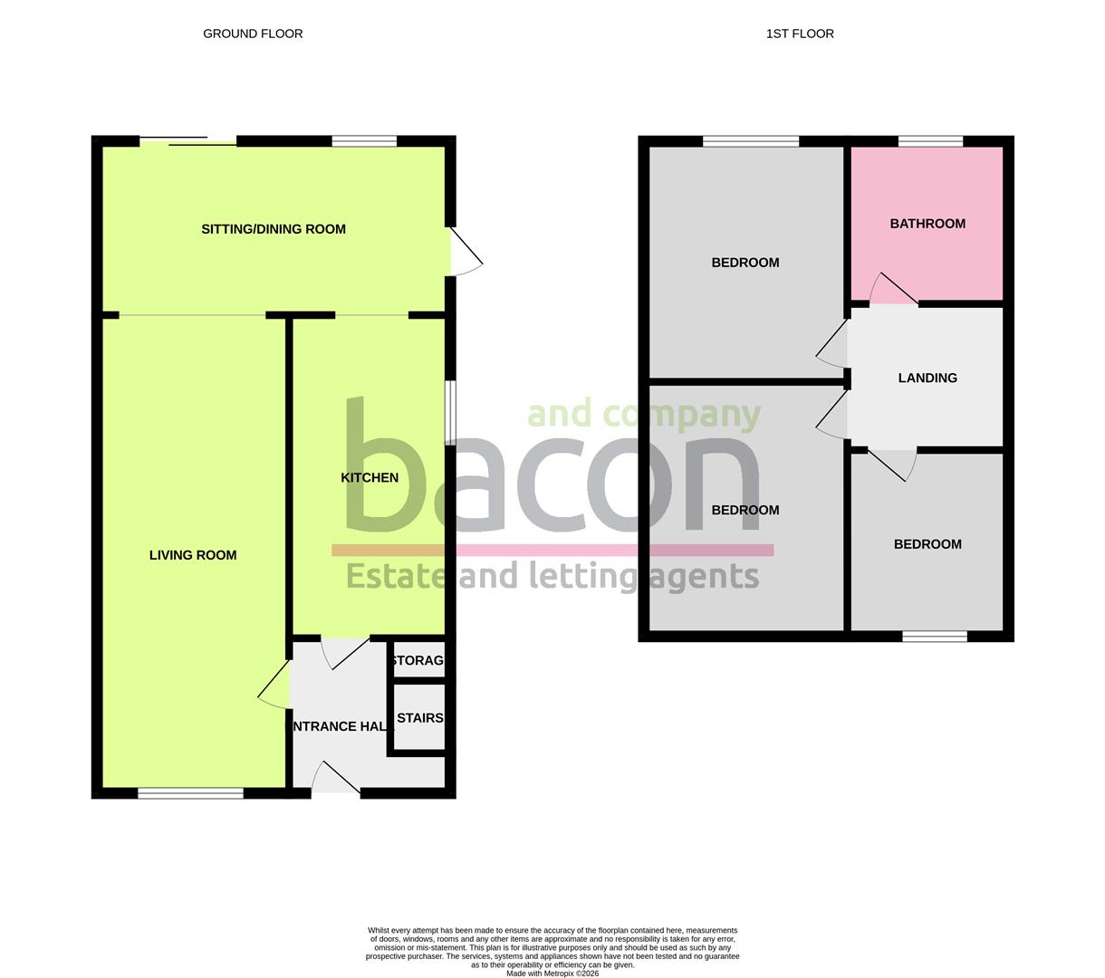 Floor Plan | House - Semi-Detached | Lincoln Road, Worthing | For Sale